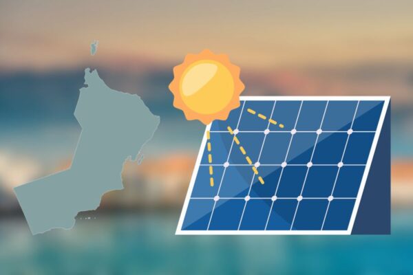 Concept of direction for solar panels in Oman